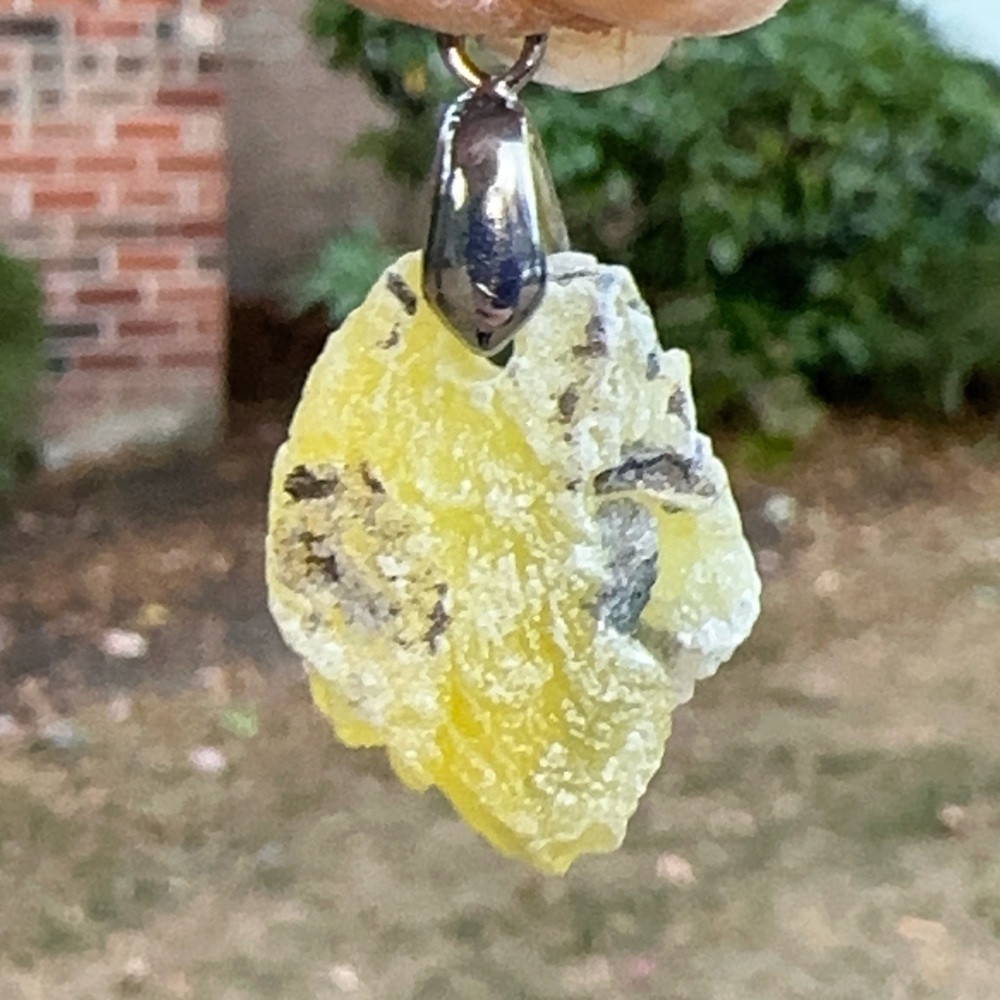 Natural Brucite Freeform Pendants with stainless steel - Picture 17 of 17